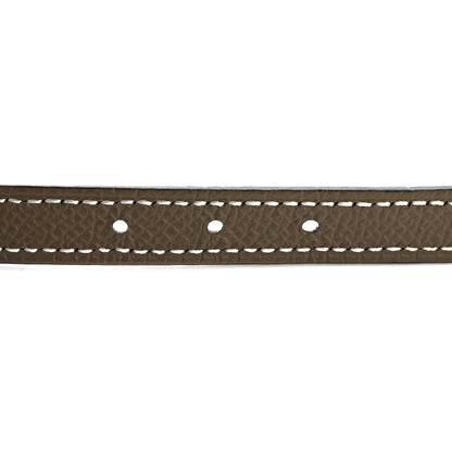 Hermes Swift Epsom 13mm Belt Strap 90 36 Black Etoupe 3 of 7