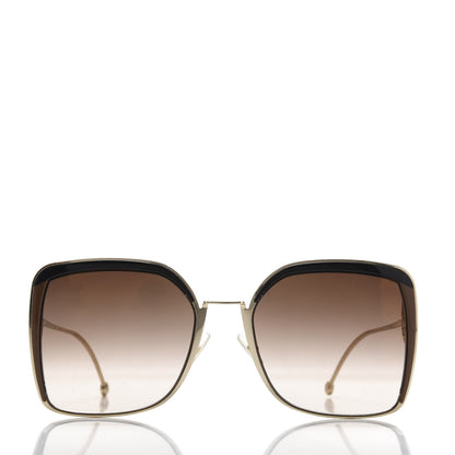 Fendi Metal Acetate F is Fendi Square Sunglasses FF 0294/S Gold 2 of 8