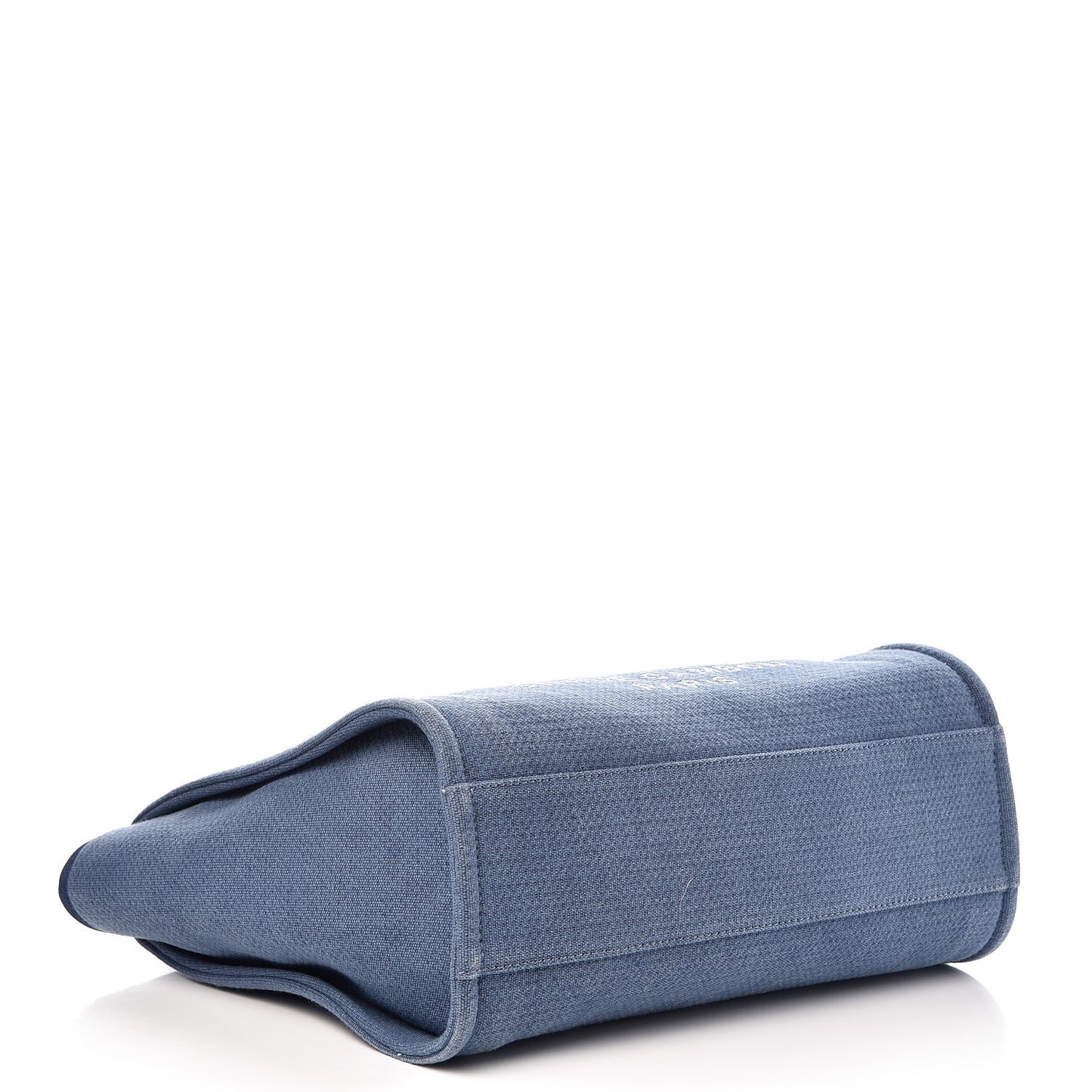 Canvas Small Deauville Tote Denim Blue