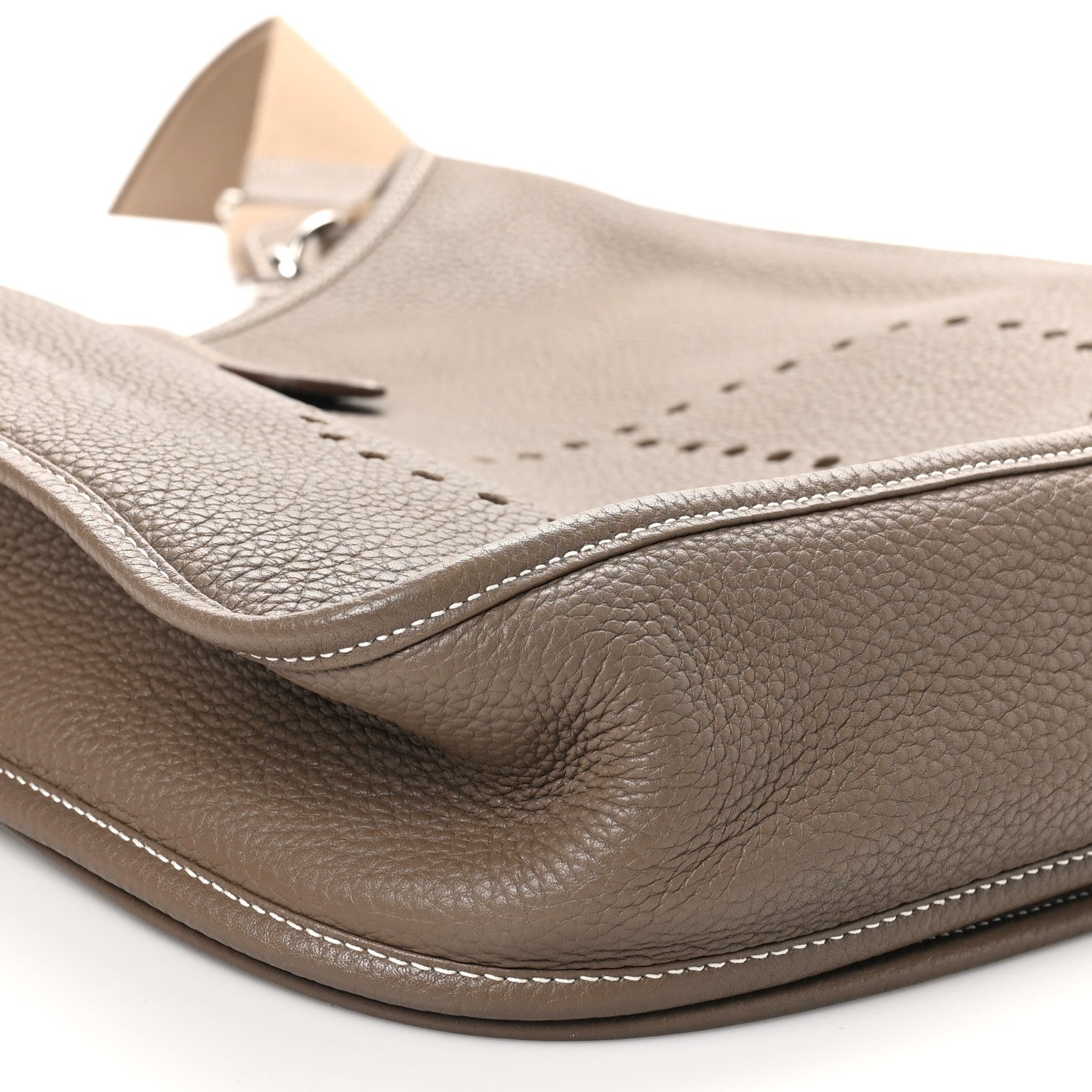Hermes Taurillon Clemence Evelyne III GM Etoupe 9 of 10