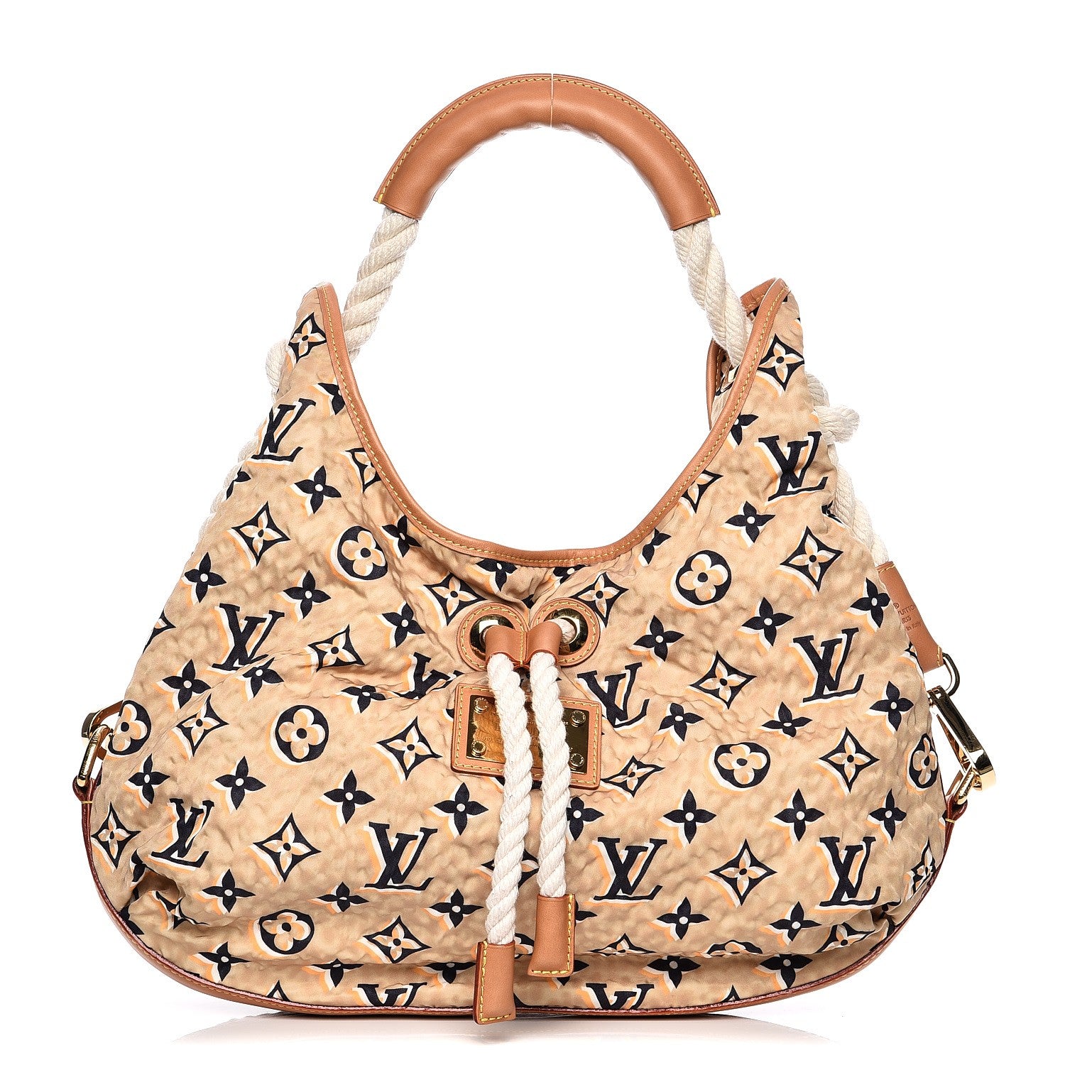Louis Vuitton Canvas Monogram Cruise Bulles MM Natural 1 of 19