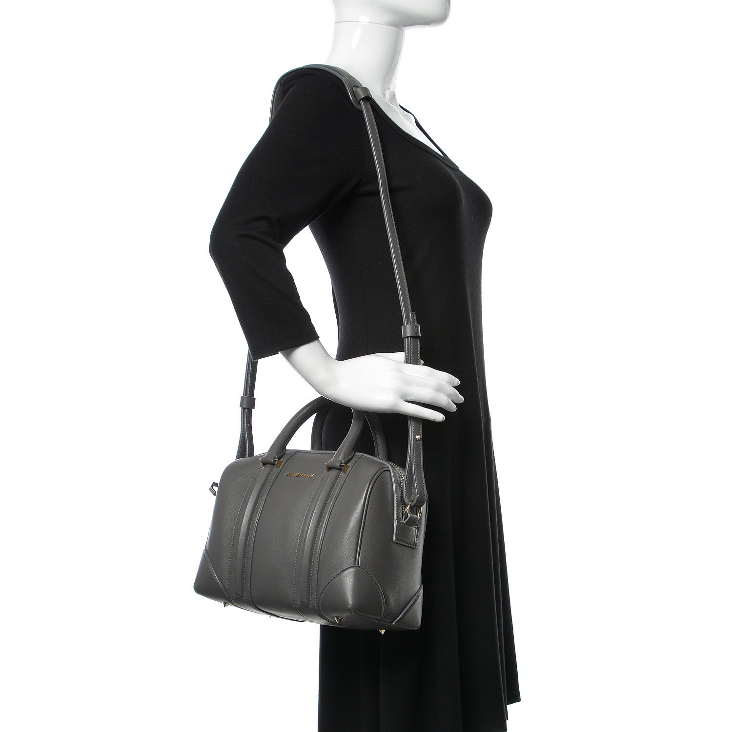 Givenchy Lambskin Mini Lucrezia Elephant Grey 2 of 14