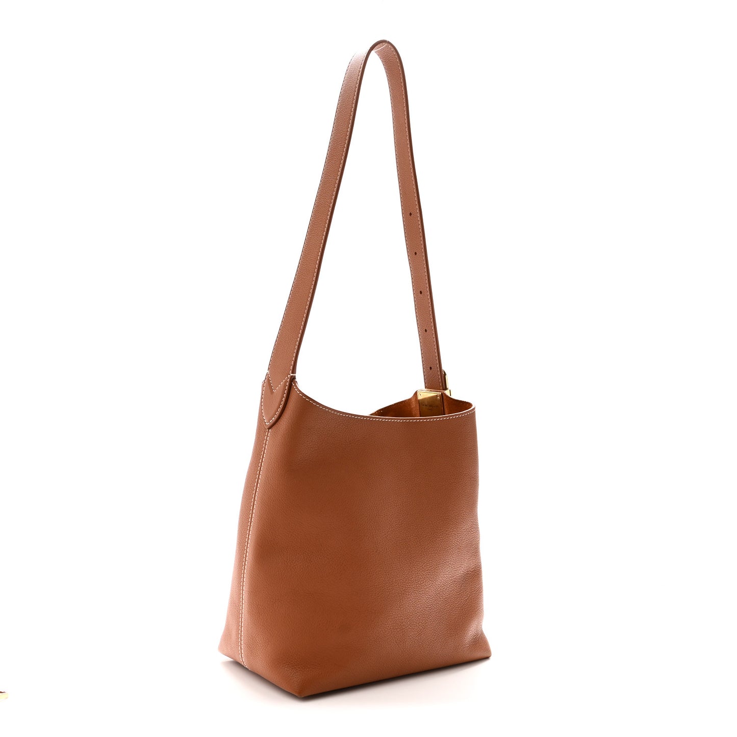 Grained Calfskin Low Key Hobo PM PM Cognac