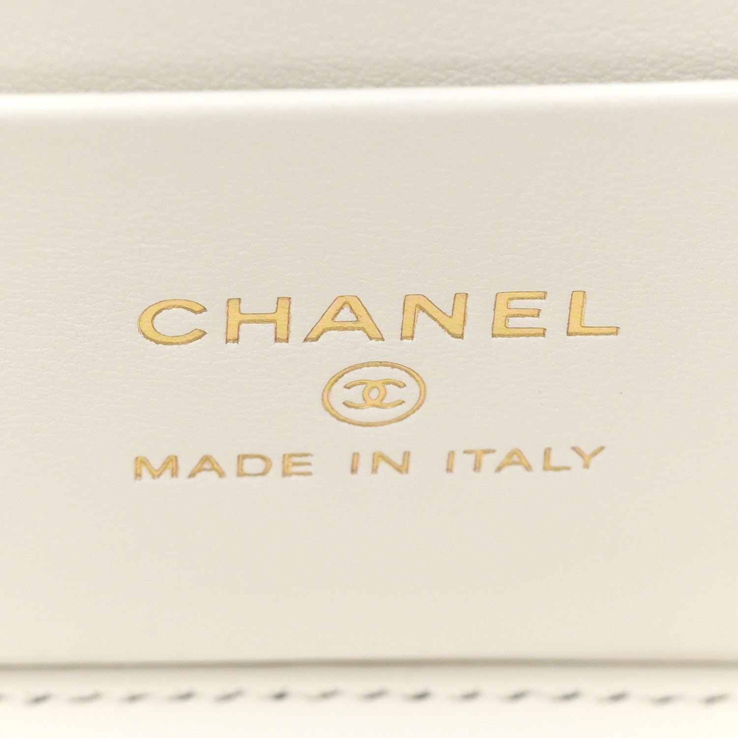 Chanel Caviar Quilted Small Vanity Case With Chain White 6 of 11