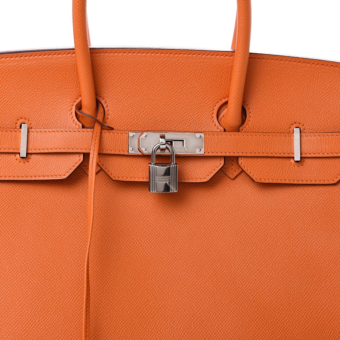 Epsom Birkin 35 Orange