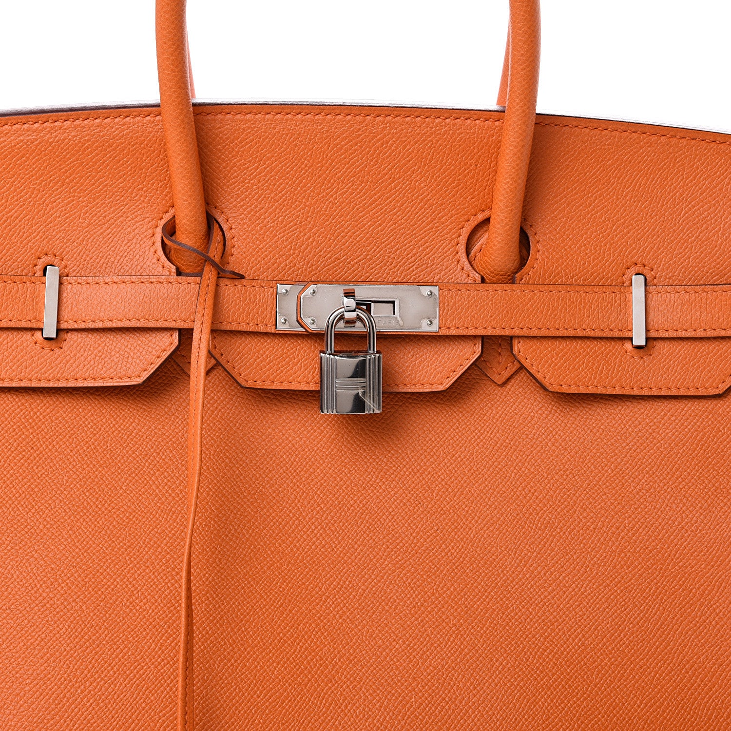 Hermes Epsom Birkin 35 Orange 7 of 13