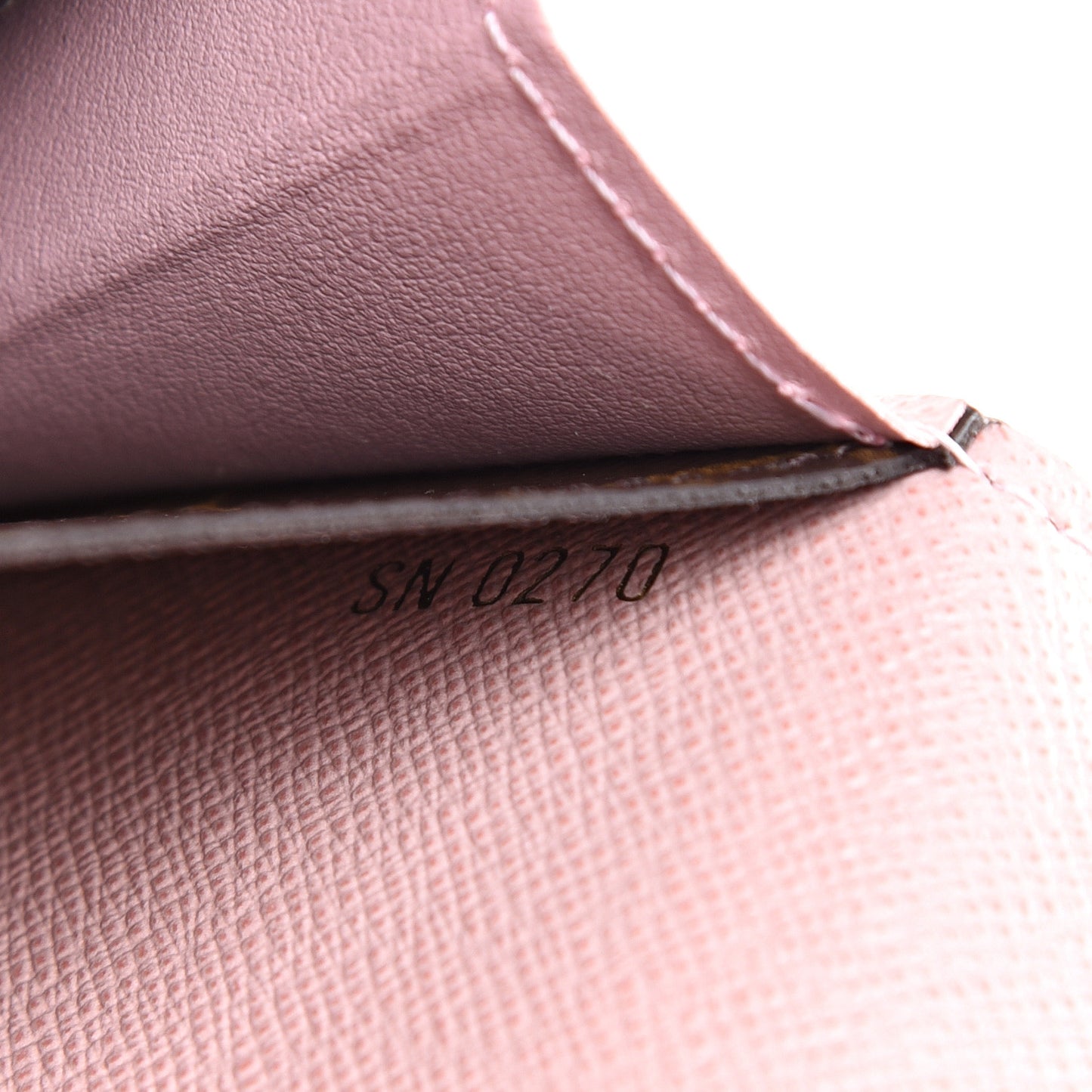 Monogram Emilie Wallet Rose Ballerine