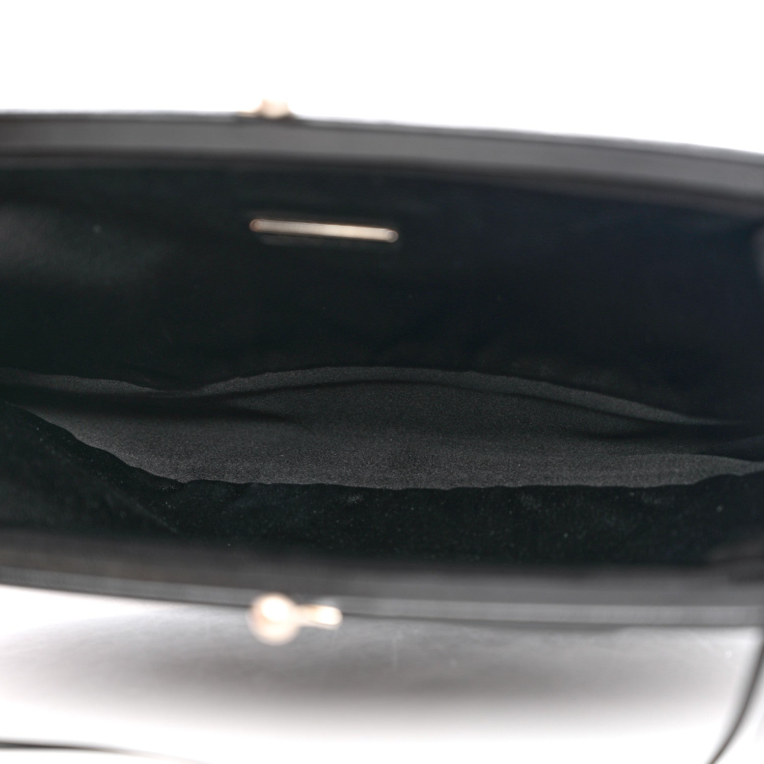 Prada Tessuto Nylon Nappa Kisslock Shoulder Bag Black 5 of 14