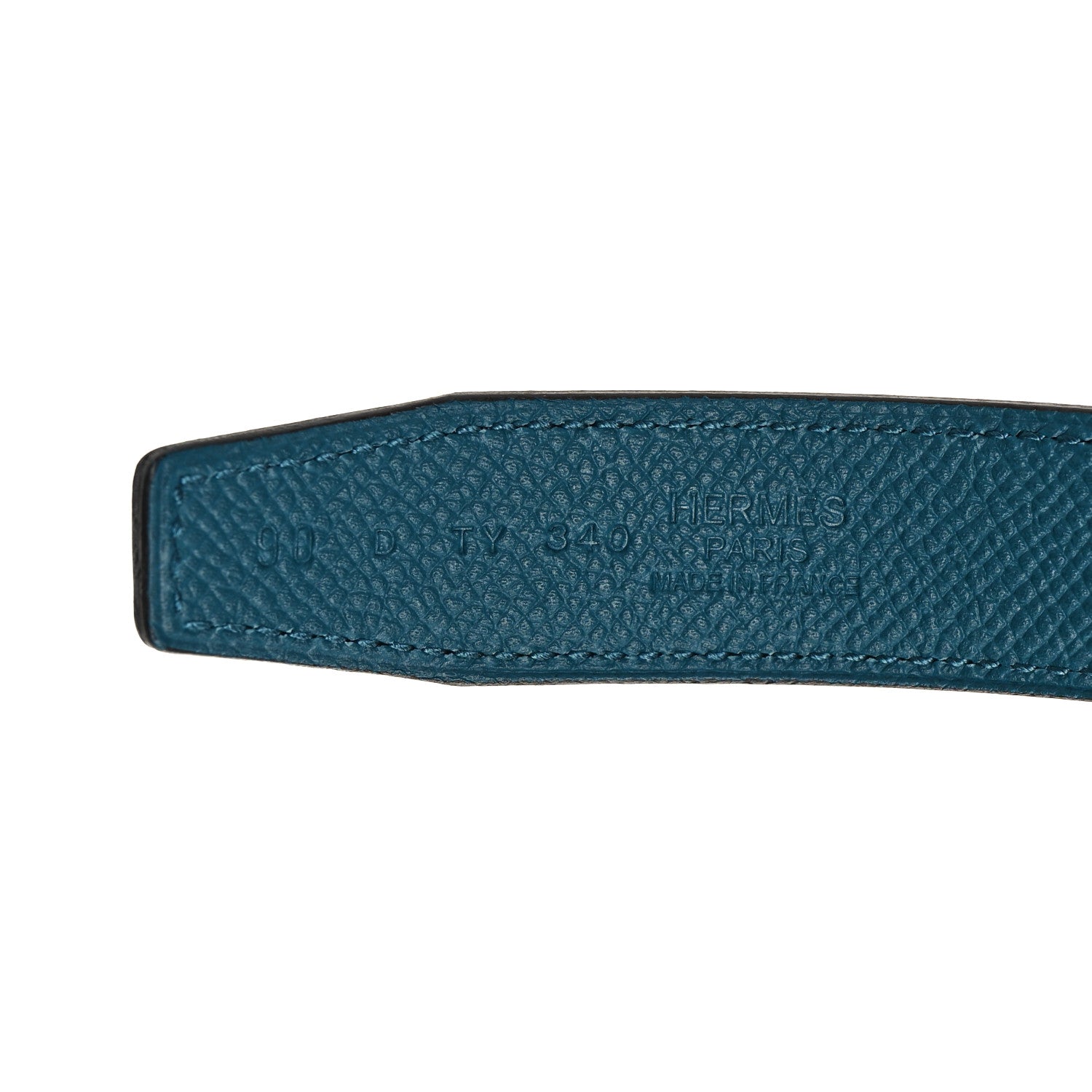 Hermes Epsom Swift 32mm Belt Strap 90 36 Malachite Bleu Saphir 5 of 5