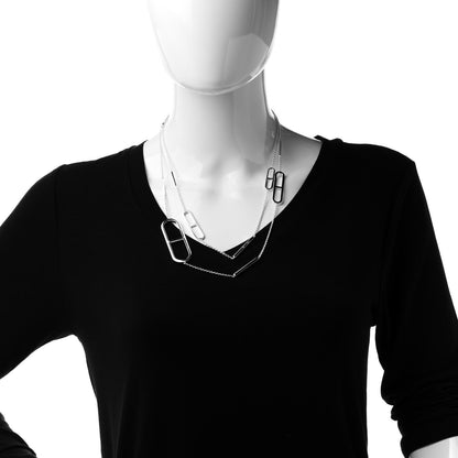Hermes Sterling Silver Ever Chaine d'Ancre Long Necklace 120 2 of 5