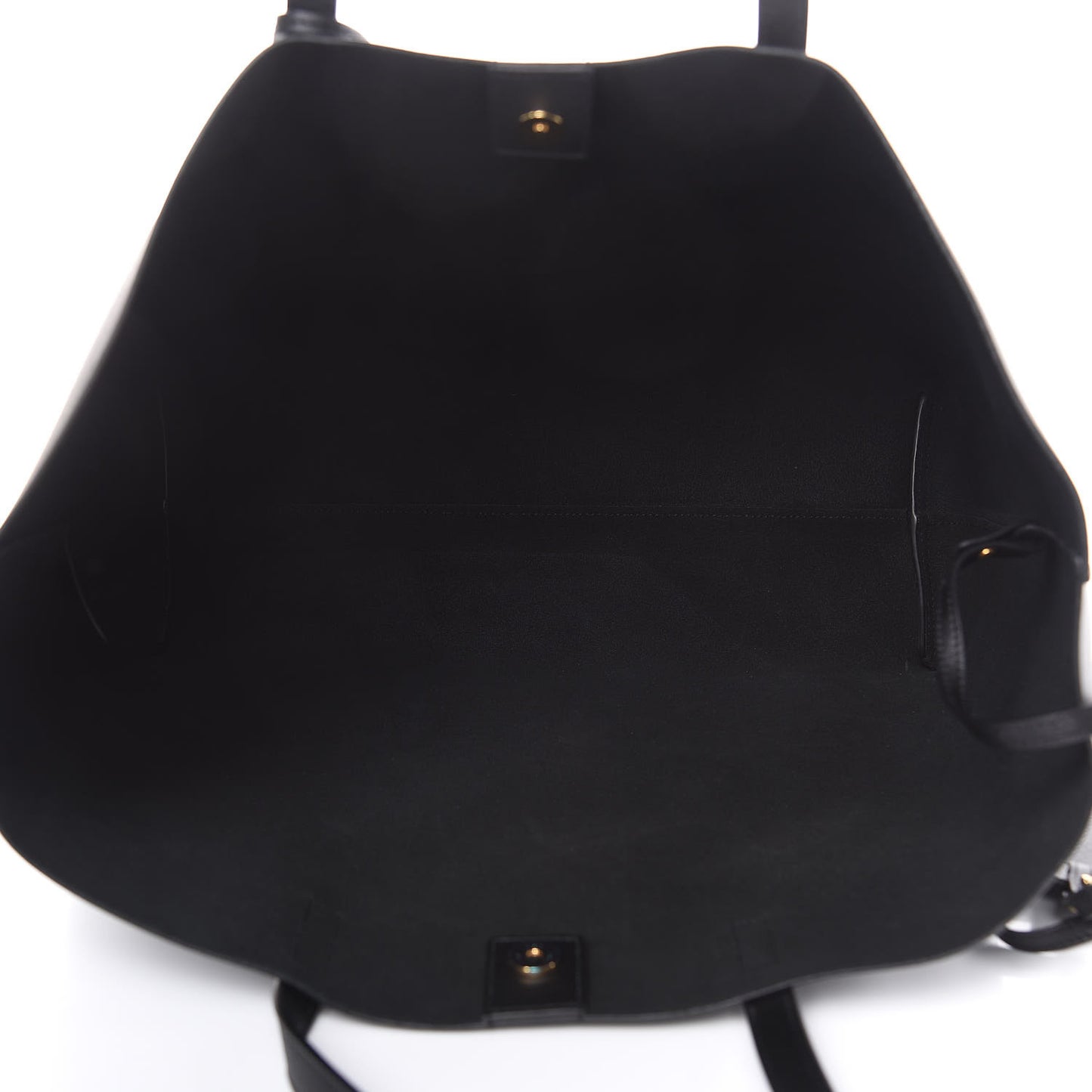 Calfskin Large Shopping Tote Black