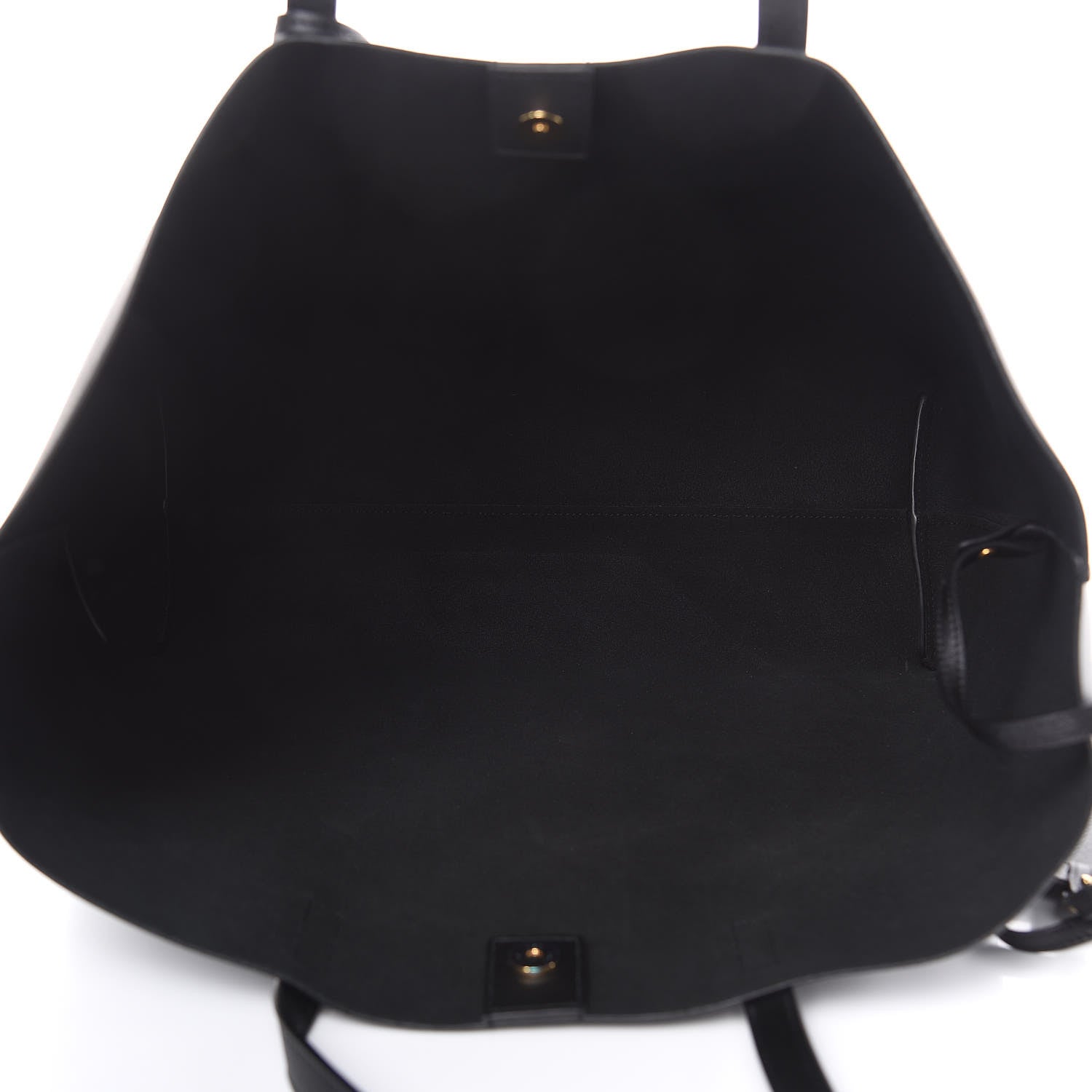 Saint Laurent Calfskin Large Shopping Tote Black 6 of 9