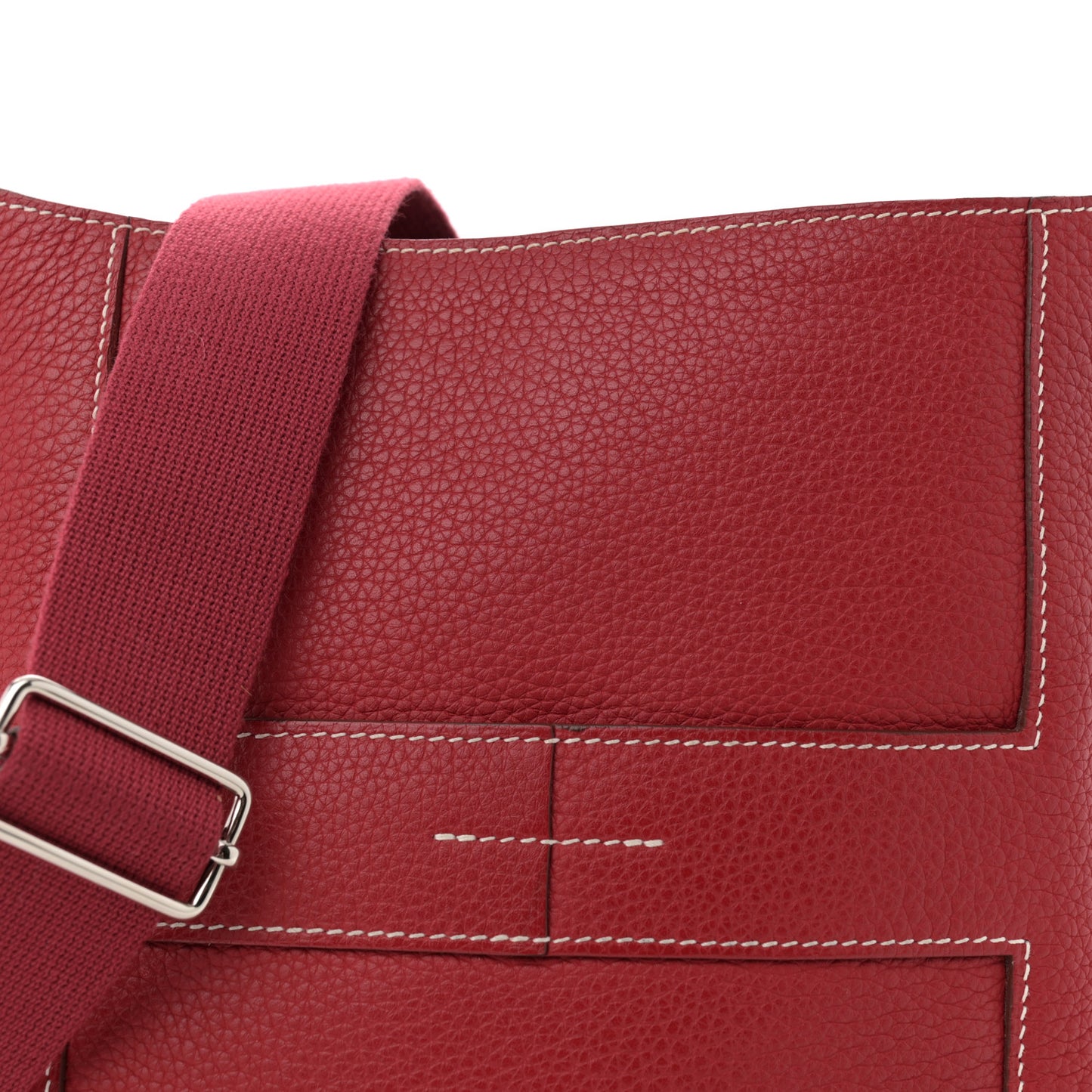 Taurillon Clemence Sac Good News PM Rouge Casaque
