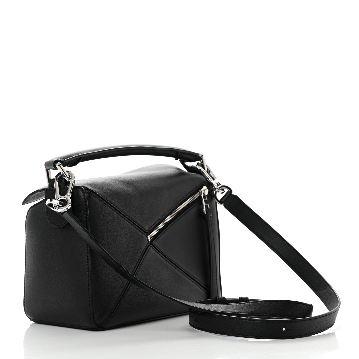 Loewe Calfskin Small Puzzle Bag Black 3 of 14