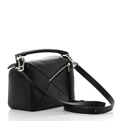 Loewe Calfskin Small Puzzle Bag Black 3 of 14