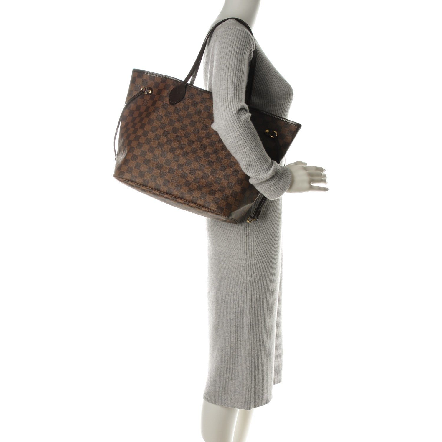 Louis Vuitton Damier Ebene Neverfull MM 2 of 7