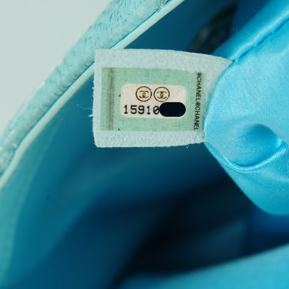Chanel Snakeskin Ultimate Stitch Flap Light Blue 8 of 8