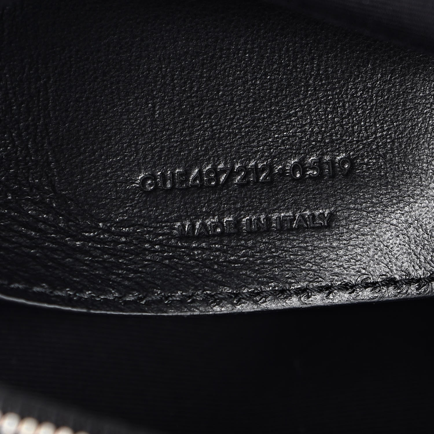 Saint Laurent Sheepskin Matelasse Chevron Monogram Large College Satchel Black 7 of 11