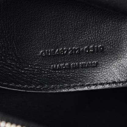 Saint Laurent Sheepskin Matelasse Chevron Monogram Large College Satchel Black 7 of 11