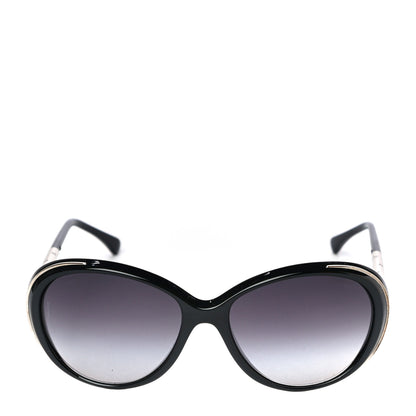 Chanel Acetate Butterfly CC Sunglasses 6037 Black 4 of 7