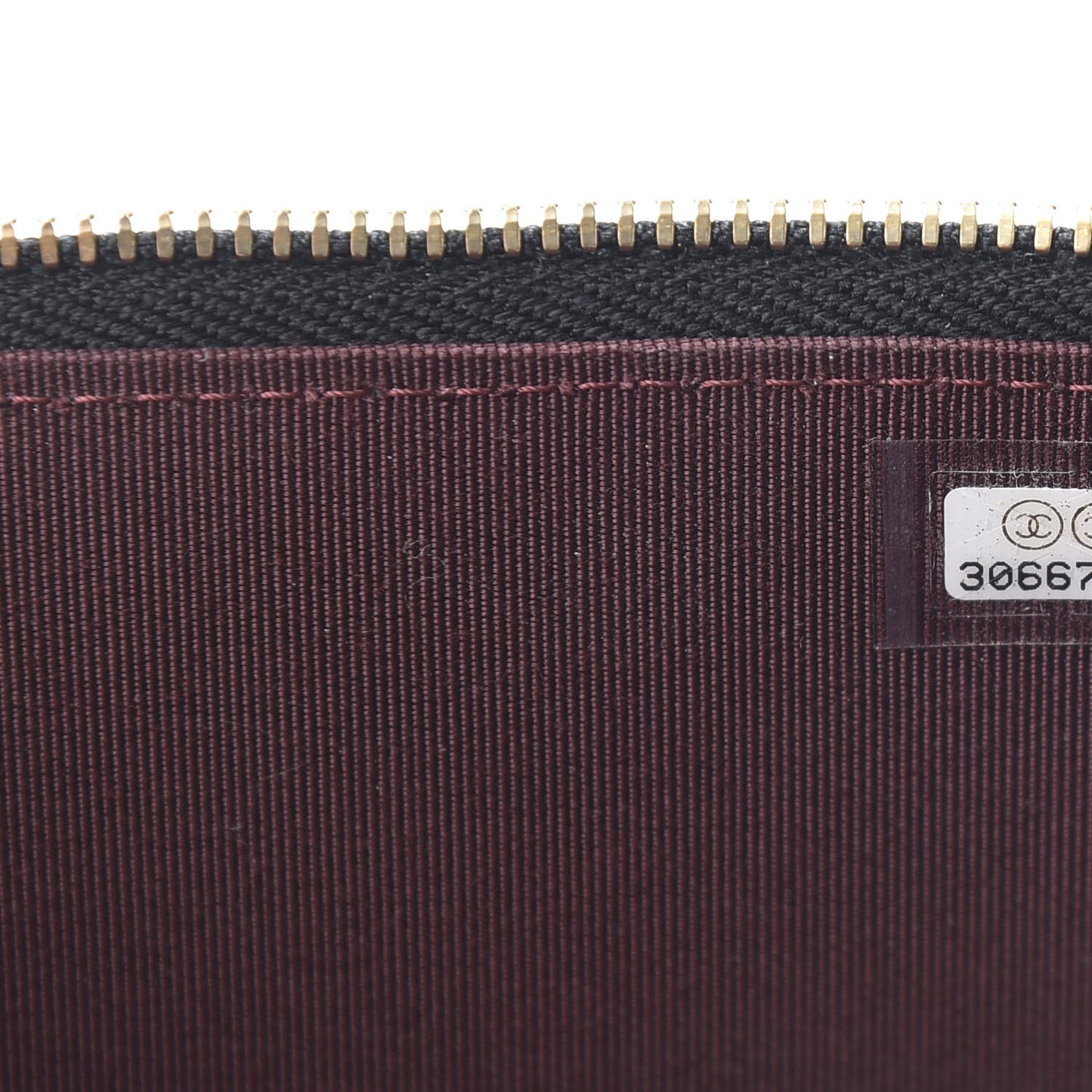 Lambskin Quilted Small Vanity Case With Chain Black