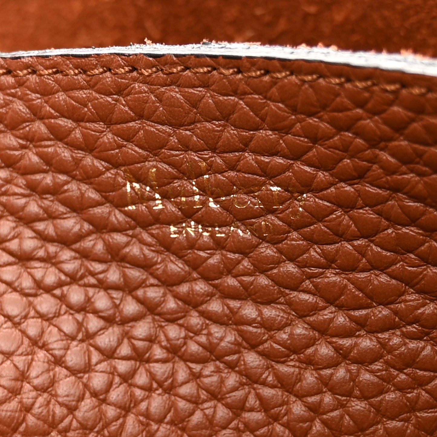 Heavy Grain Oversized Alexa Chestnut