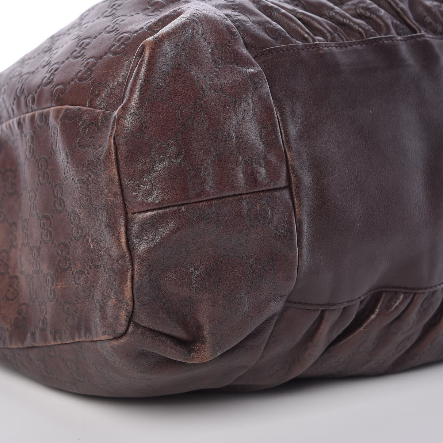 Guccissima Large Hysteria Tote Brown