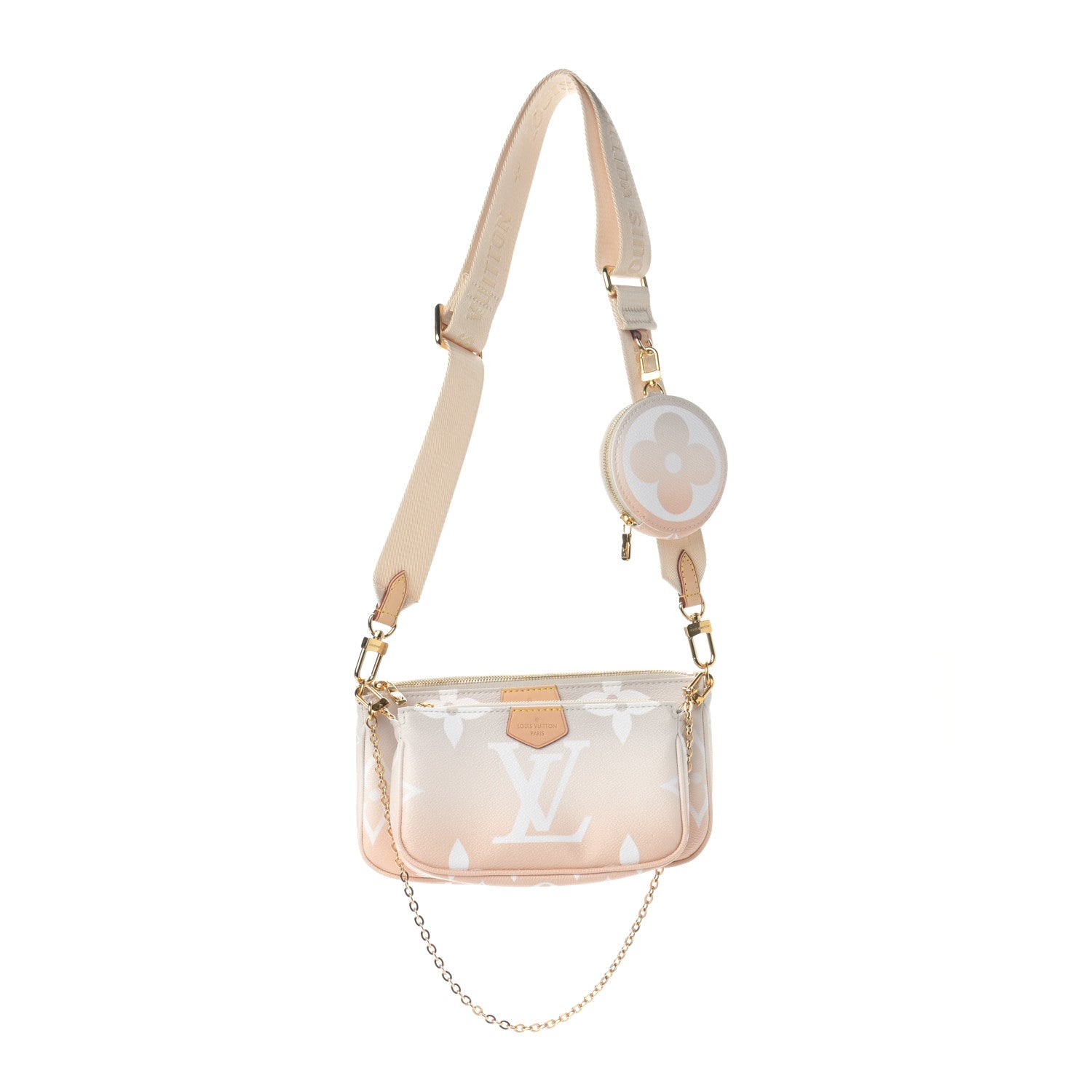 Louis Vuitton Monogram Giant By The Pool Multi Pochette Accessories Brume 1 of 12