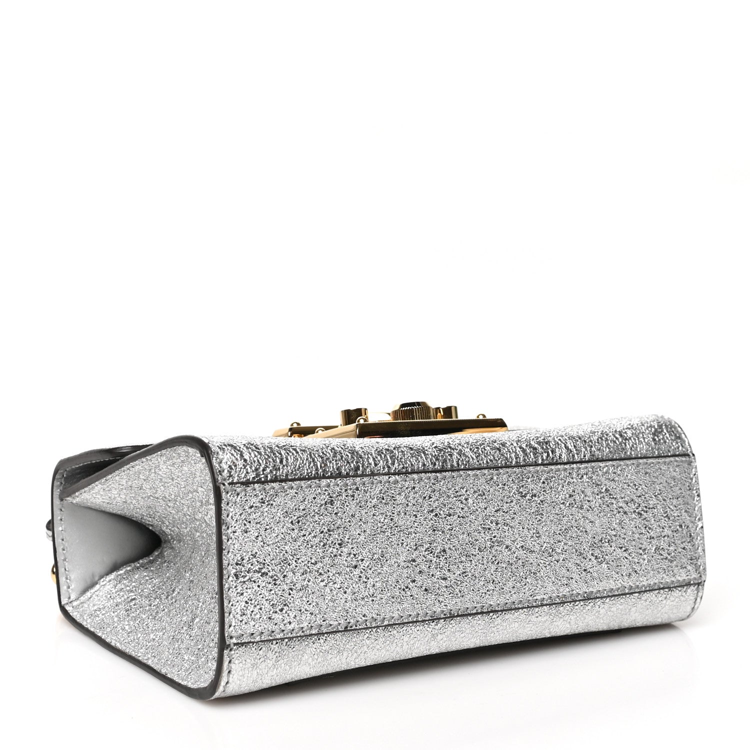 Gucci Galassia Small Padlock Shoulder Bag Argento 4 of 10