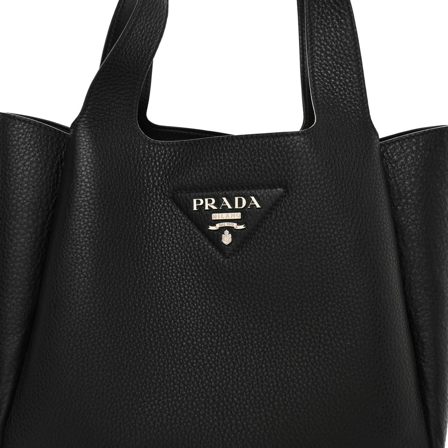 Vitello Daino Soft Medium Dynamique Tote Black