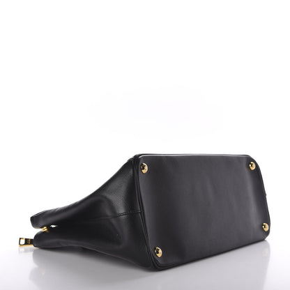 Prada Saffiano Medium Galleria Double Zip Tote Black 5 of 10