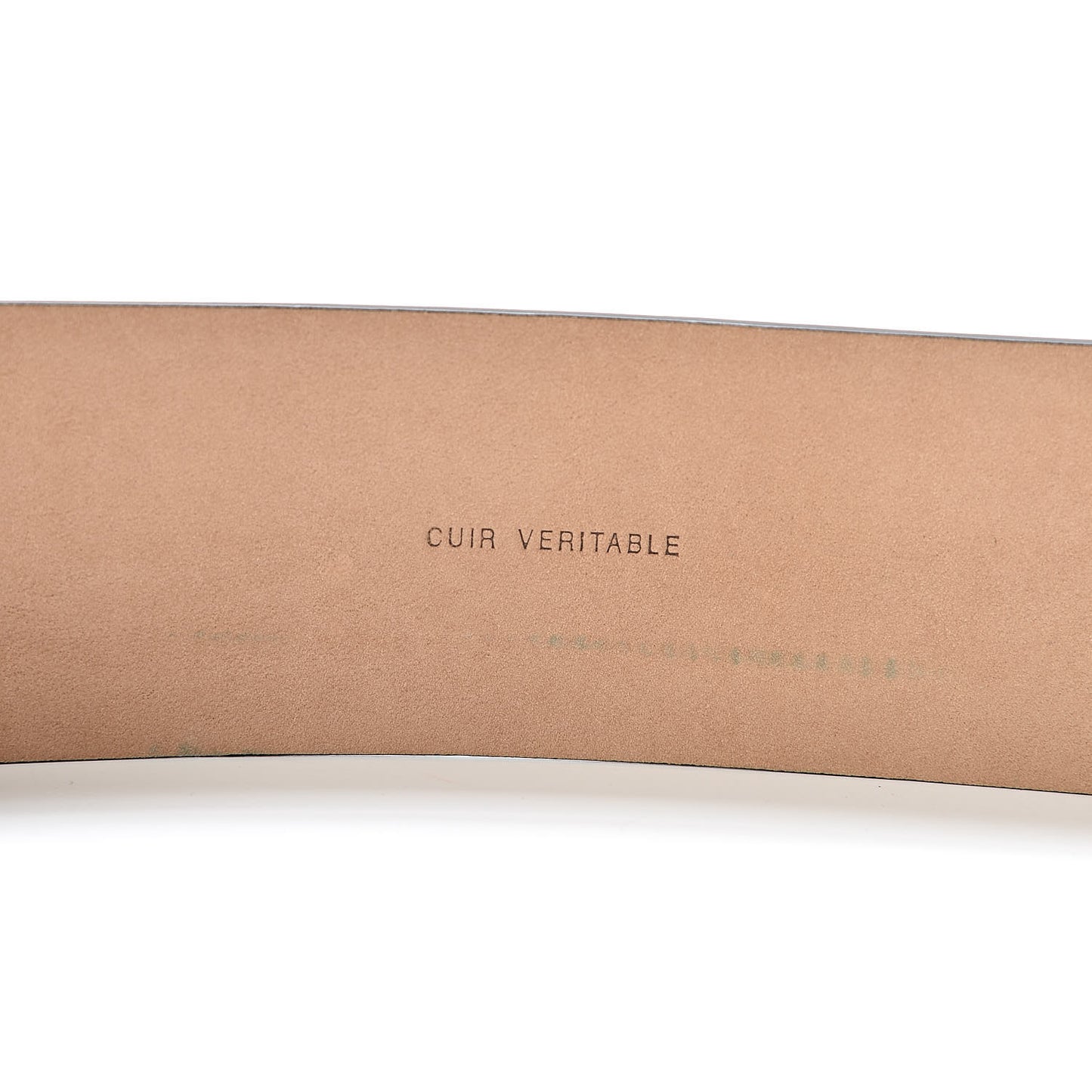 Calfskin CC Belt 90 36 Dark Brown
