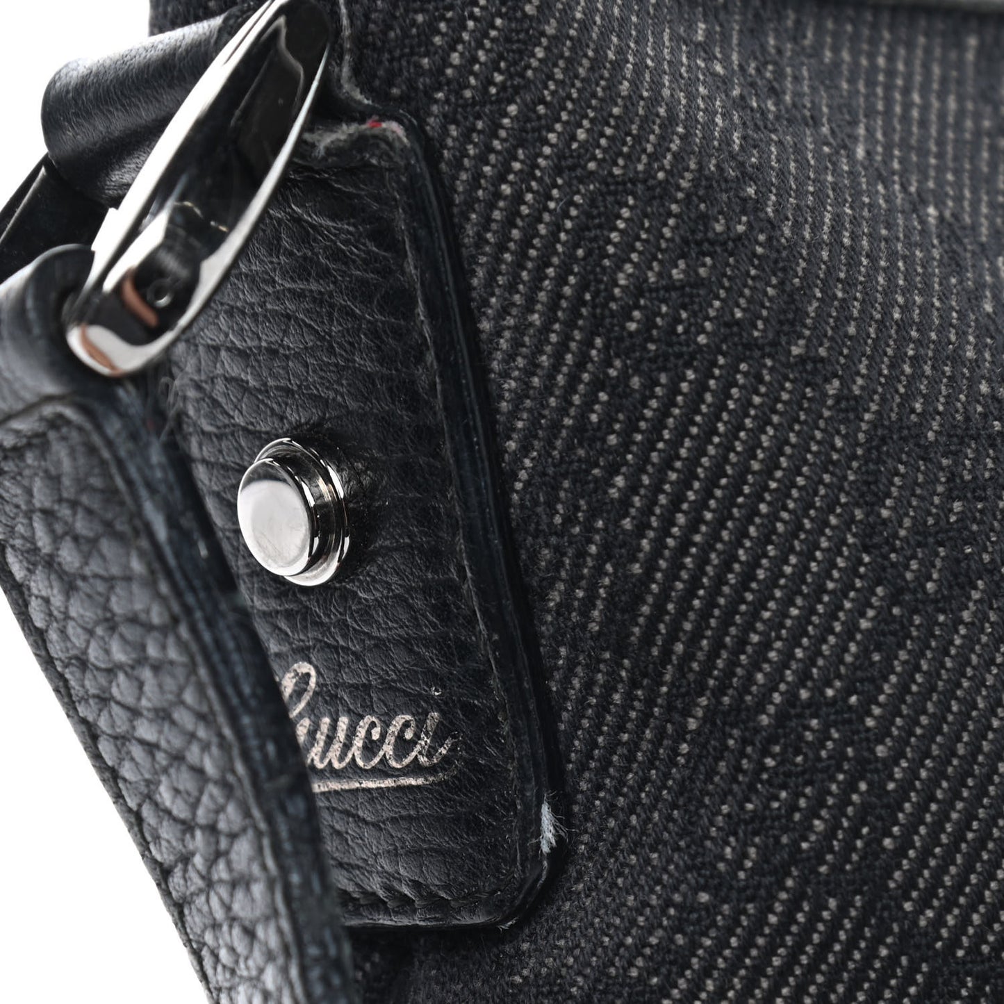 Monogram Abbey Messenger Bag Black