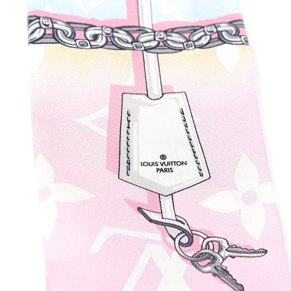 Louis Vuitton Silk Monogram Escale Confidential Bandeau Pink 2 of 4