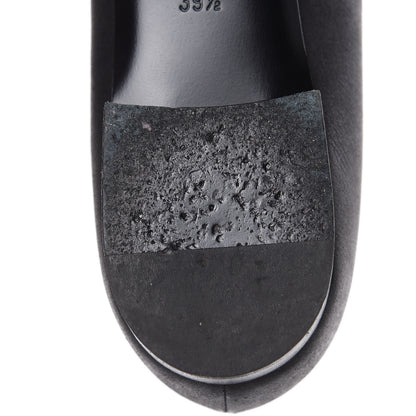 Chanel Buffalo Glitter Bow Ballerina Flats 39.5 Black 8 of 11