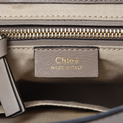 Chloe Suede Calfskin Small Faye Backpack Motty Grey 6 of 8