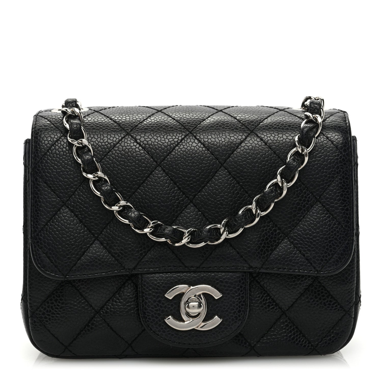 Chanel Caviar Quilted Mini Square Flap Black 1 of 10