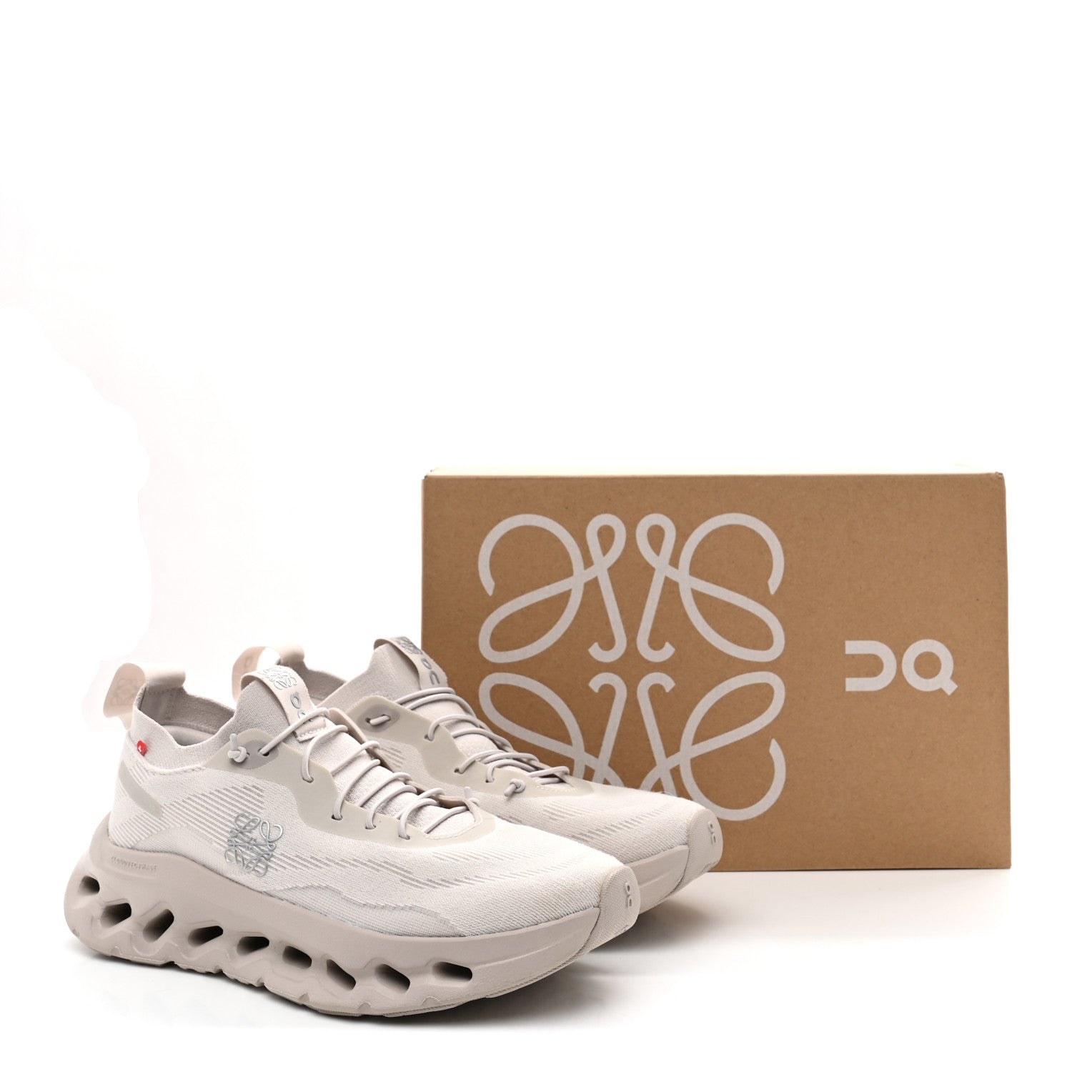 Loewe X ON Recycled Polyester Womens Cloudtilt Sneakers 38 Sand 9 of 9