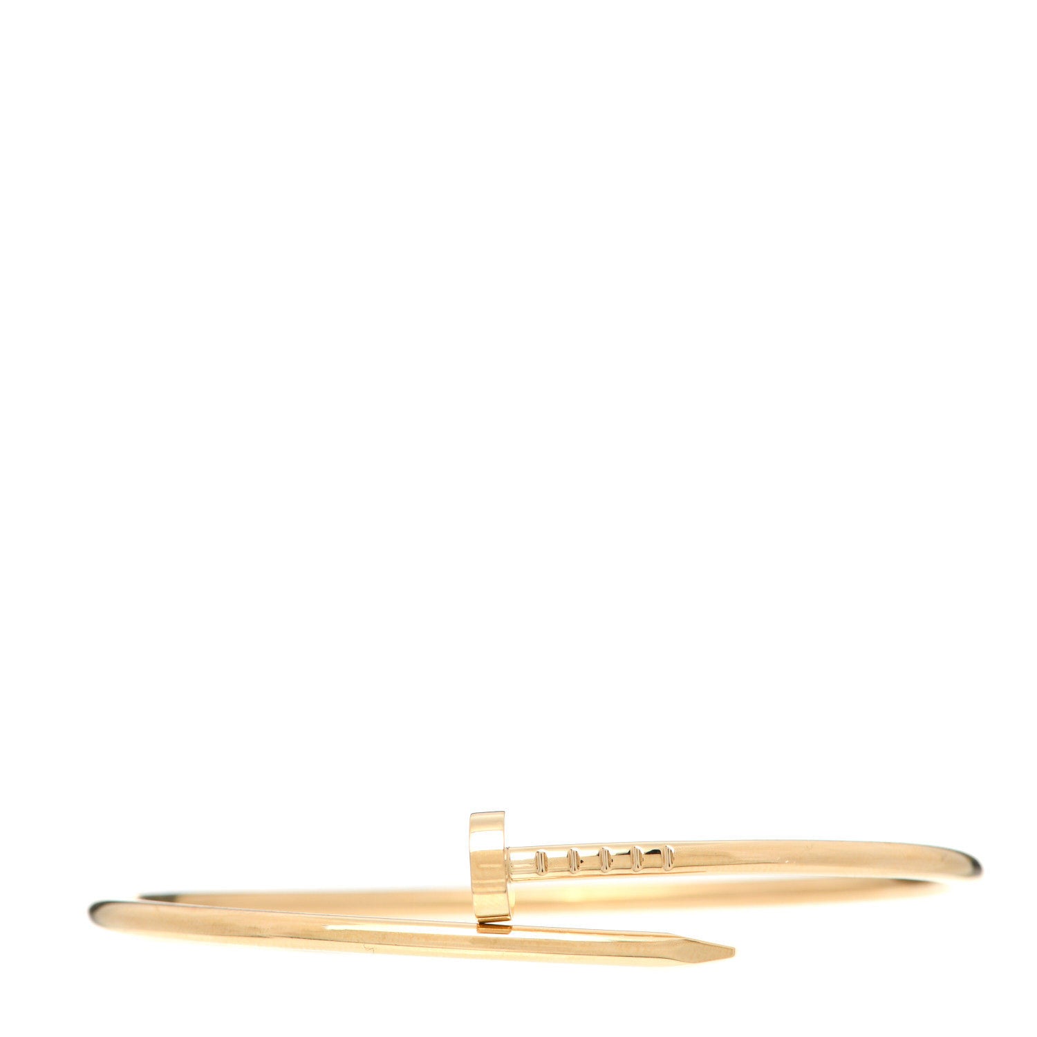 Cartier 18K Yellow Gold Small Juste Un Clou Bracelet 17 6 of 6