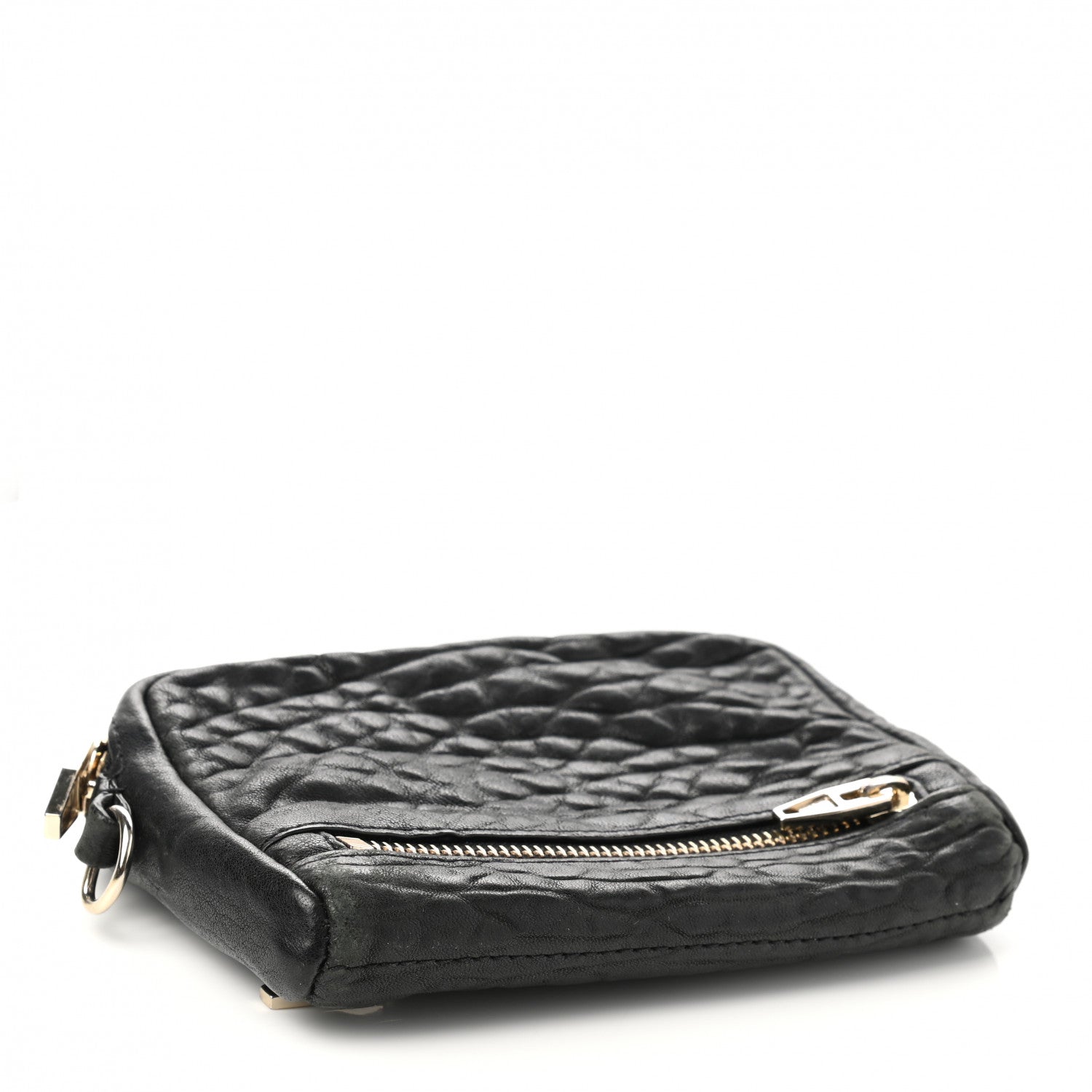 Alexander Wang Pebbled Lambskin Large Fumo Wallet Black 4 of 6