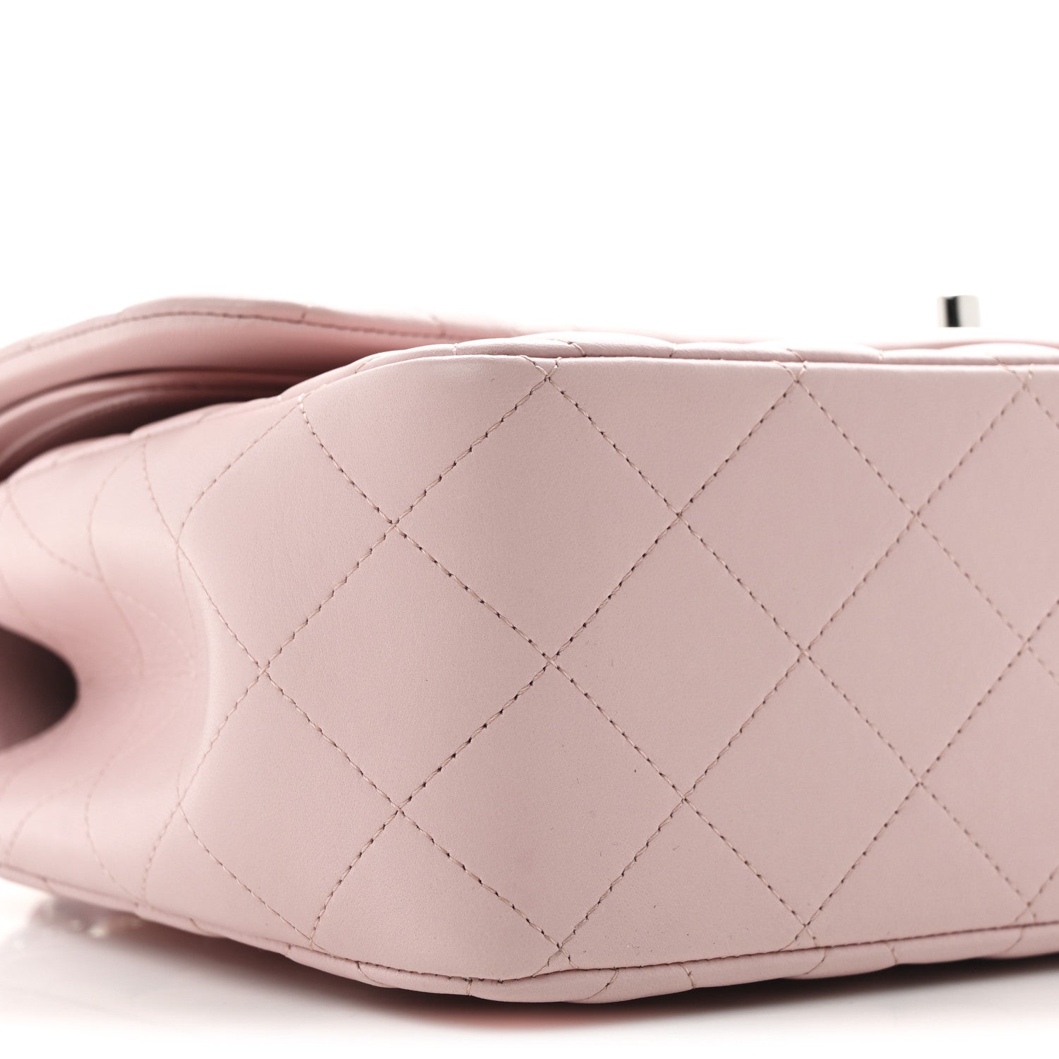 Chanel Lambskin Quilted Jumbo Double Flap Light Pink 9 of 11