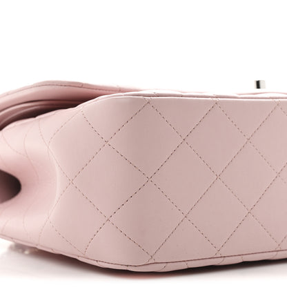Chanel Lambskin Quilted Jumbo Double Flap Light Pink 9 of 11