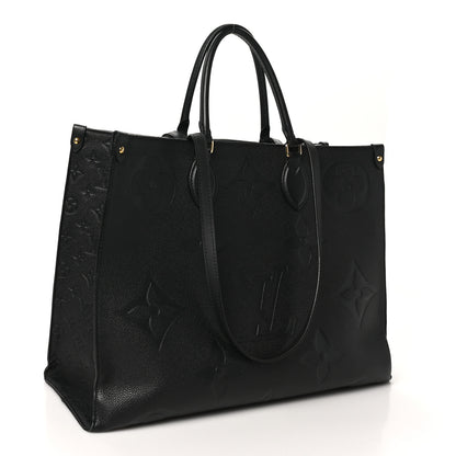 Louis Vuitton Empreinte Monogram Giant Onthego GM Black 3 of 9