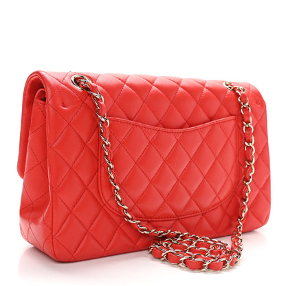 Chanel Lambskin Quilted Medium Double Flap Red 3 of 11