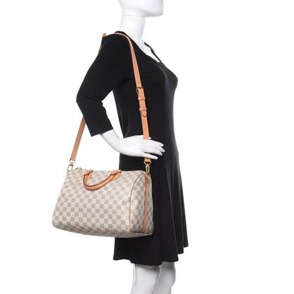 Louis Vuitton Damier Azur Speedy Bandouliere 30 2 of 9