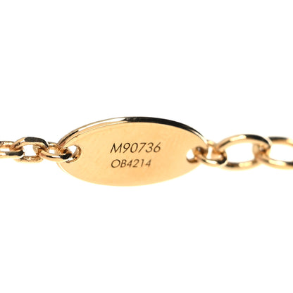 Louis Vuitton Metal Blooming Supple Necklace Gold 5 of 6