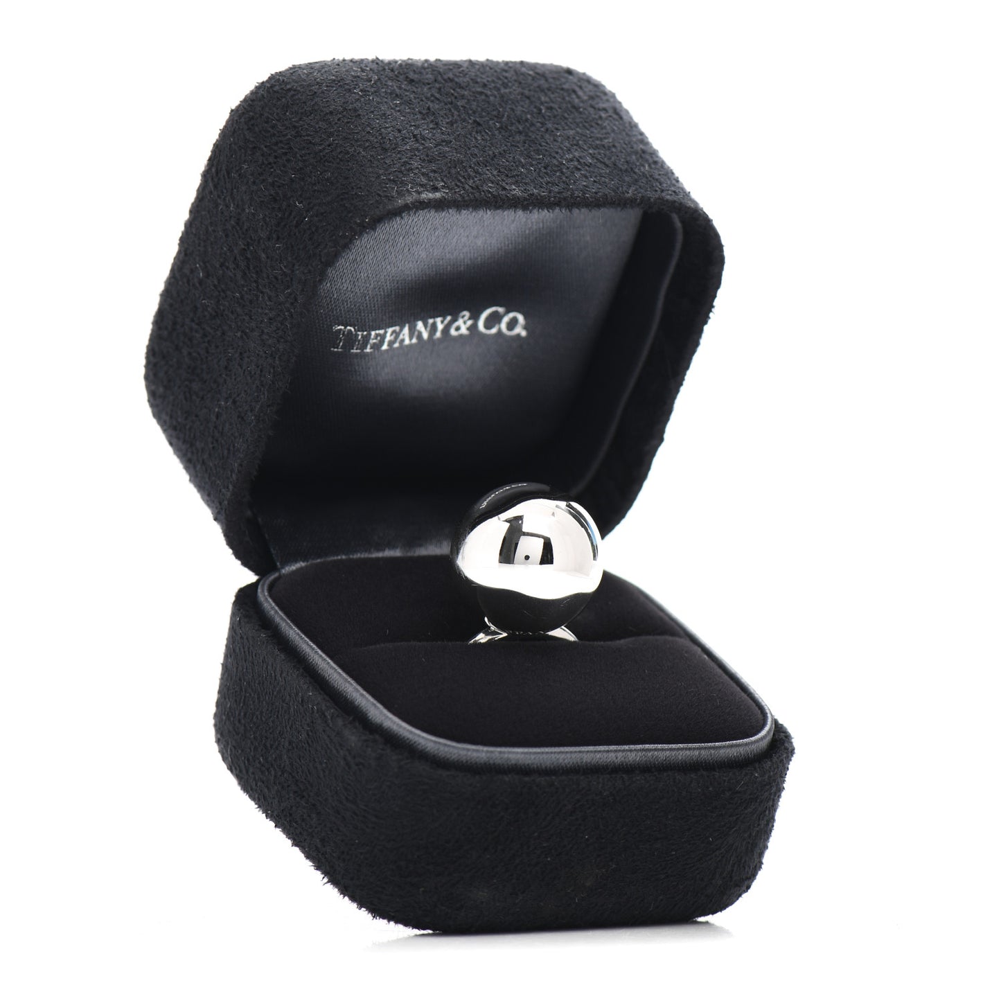Sterling Silver 15.75mm HardWear Ball Ring 49 5