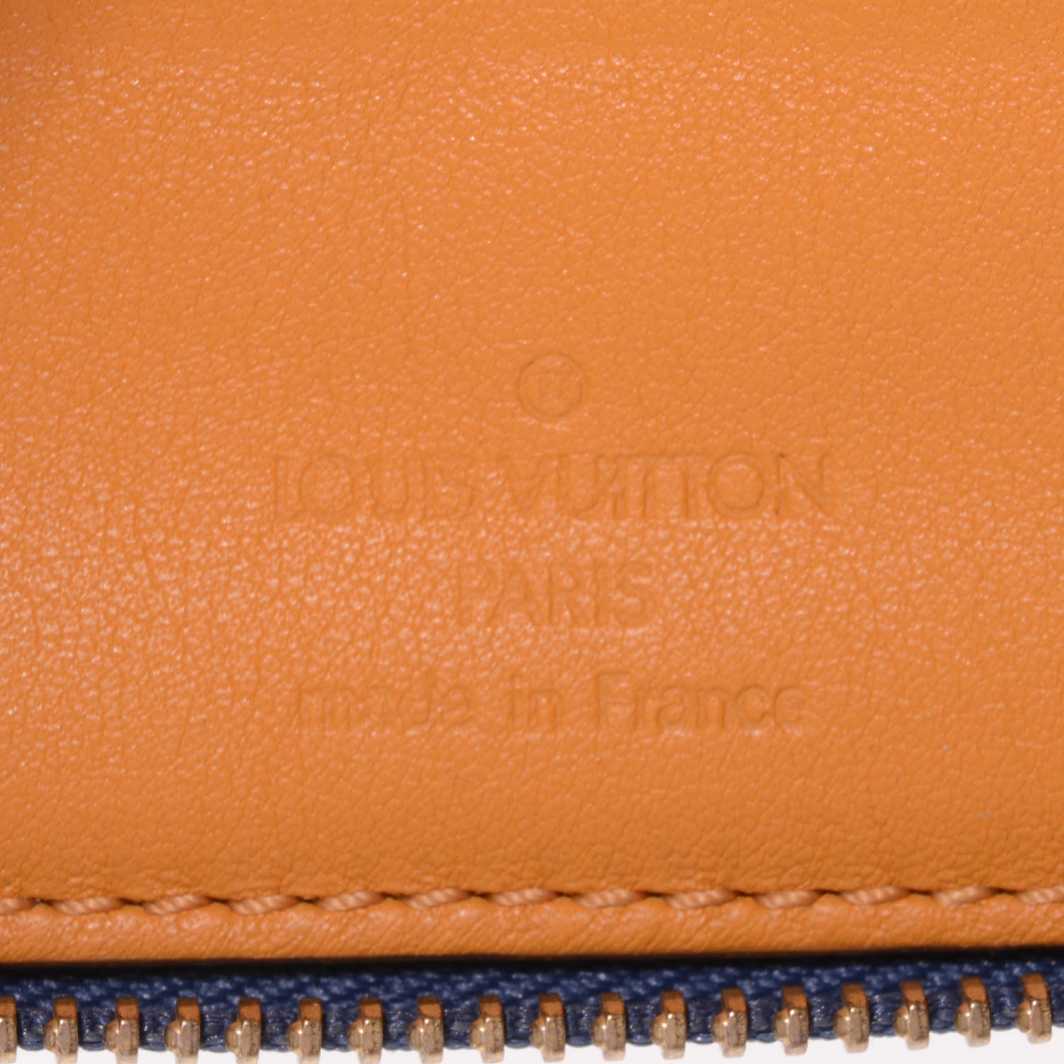 Louis Vuitton Denim Zip Compact Wallet Blue 6 of 7