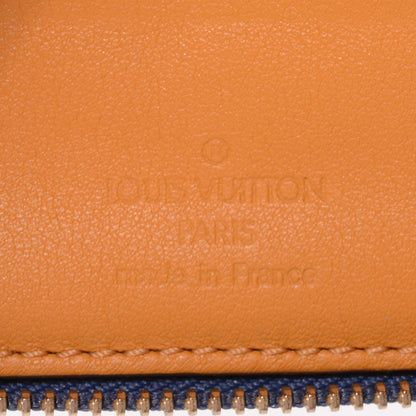 Louis Vuitton Denim Zip Compact Wallet Blue 6 of 7