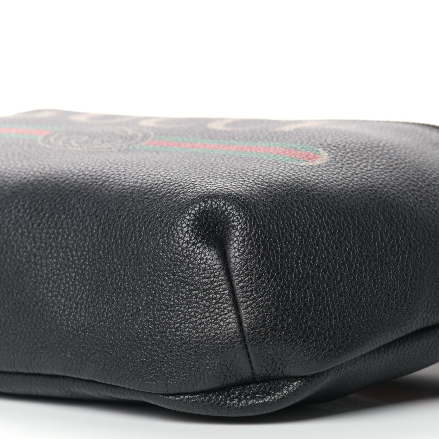 Gucci Grained Calfskin Logo Belt Bag Black 8 of 8